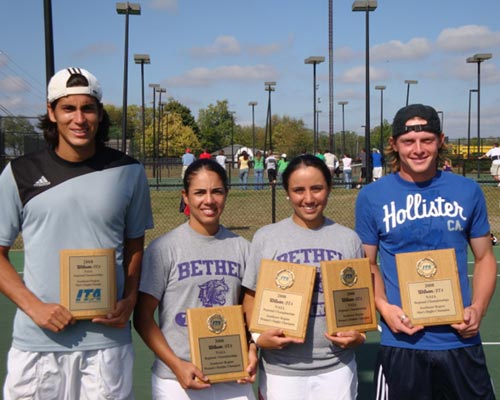 Andres Mejia, Ayda Ardila, Juliana Costa, and Fernando Risto have qualified for the ITA National Tourney with Regional win
